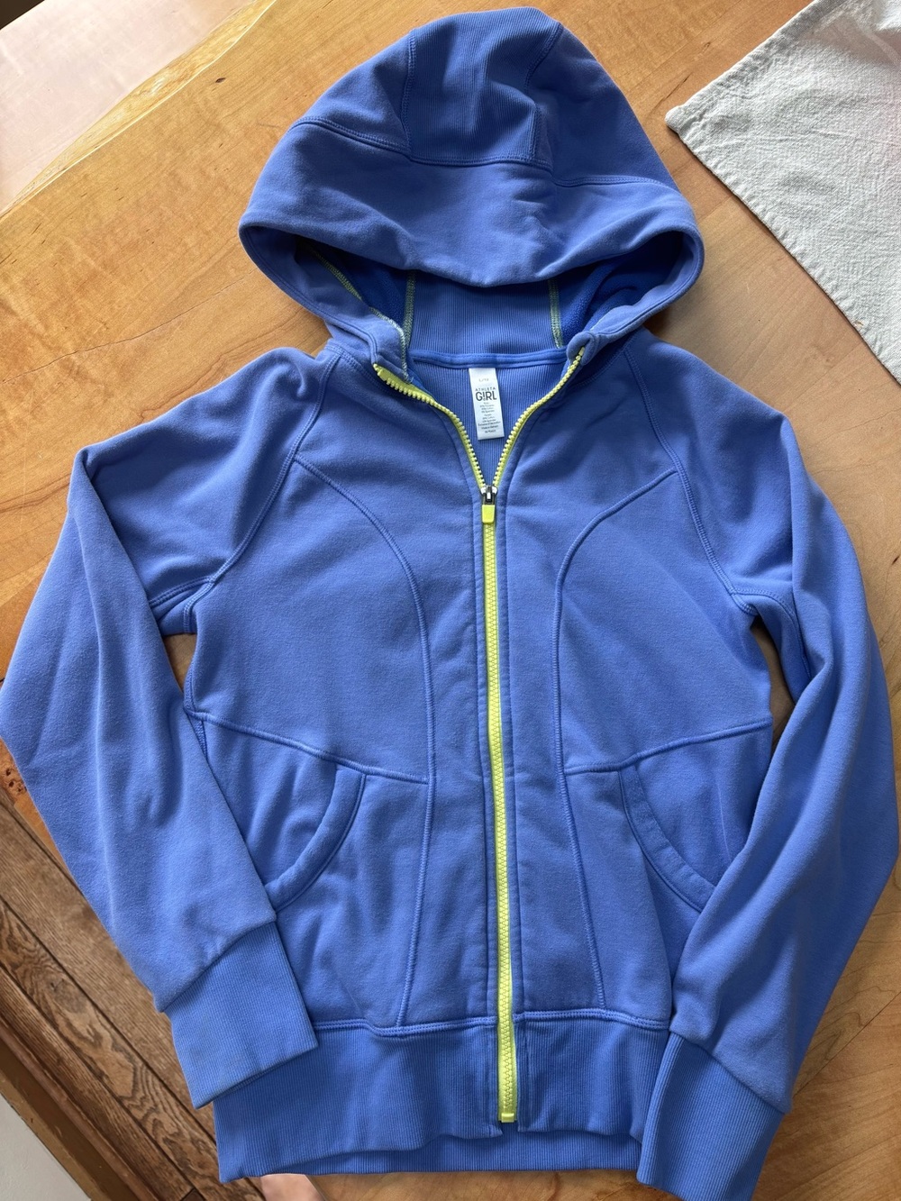 Athleta Girl size large/12 hooded full zip sweatshirt